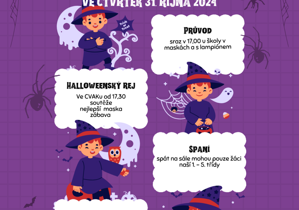 Halloweenské spaní