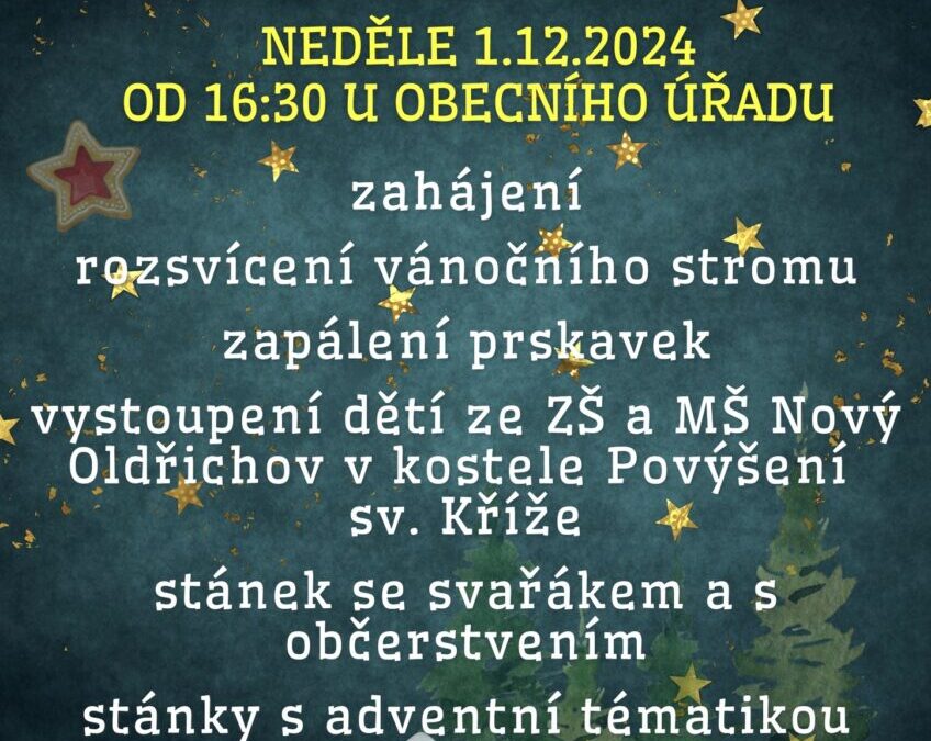 Pozvánka na zahájení Adventu