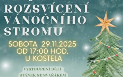 Pozvánka na naše vystoupení na Rozsvícení vánočního stromu